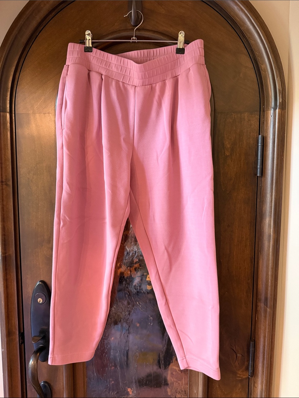 Varley Pink Track Joggers